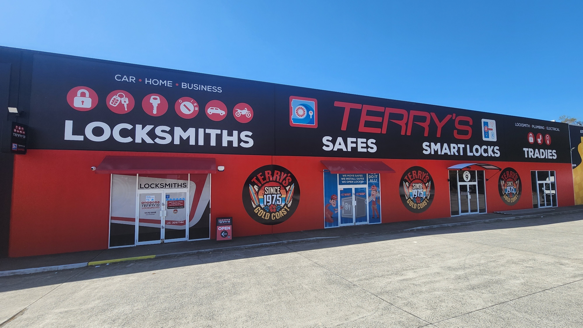 Burleigh Showroom Terry's Locksmiths